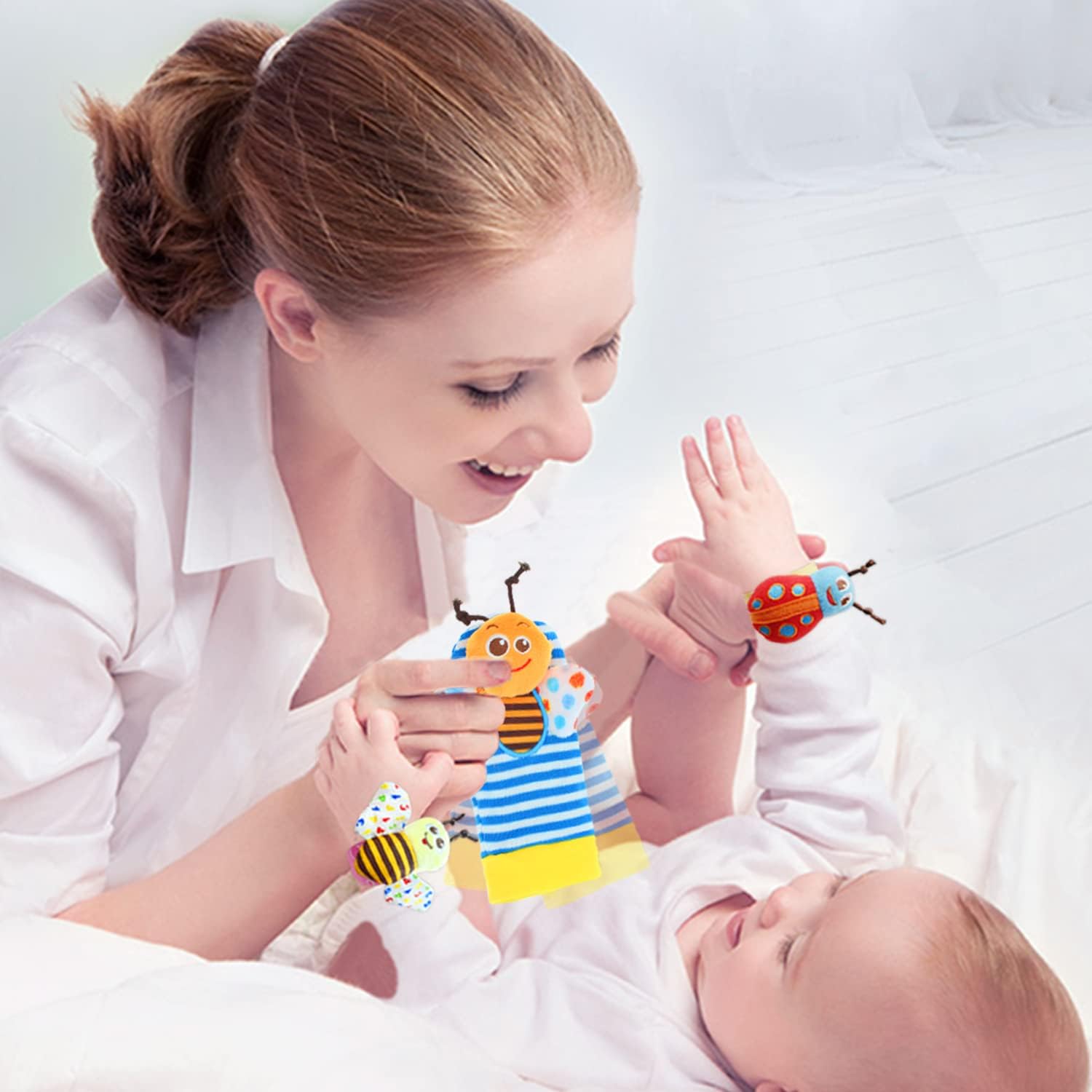 RATTLETOY ™, Hochet pour pieds et poignet pour bébé - Bébé l'amour