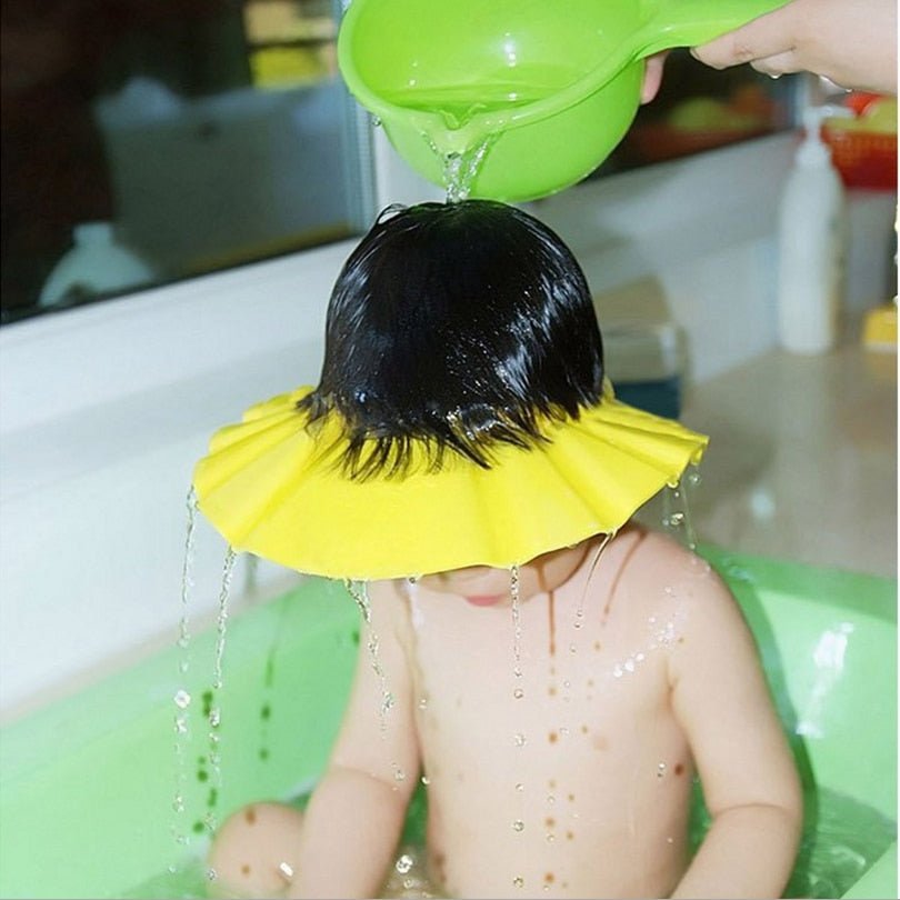 ShampooCap™ Visière chapeau pour douche bébé. - Bébé l'amour